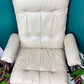 The Beige Leather Chair