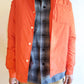 Jacket Overshirt Coat Orange Padded Men